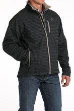 Load image into Gallery viewer, Cinch Men's Bonded Plaid Prt Navy Jacket MWJ1583007
