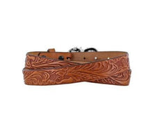 Load image into Gallery viewer, Justin Youth Brown Spirit Heart Belt C30244