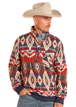 Load image into Gallery viewer, Rock & Roll Bomber Pullover Navy BM91C04337