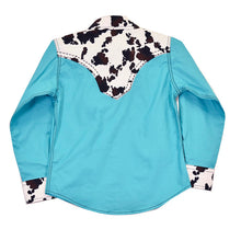 Load image into Gallery viewer, Cowgirl Hardware Toddler Moody Cow LS Snap Shirt 825604-390-T