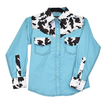 Load image into Gallery viewer, Cowgirl Hardware Toddler Moody Cow LS Snap Shirt 825604-390-T