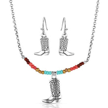 Load image into Gallery viewer, Montana Silversmiths JS5885 Colorstruck Cowboy Boot Beaded Jewelry Set