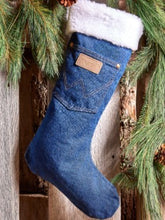 Load image into Gallery viewer, Wrangler Denim Christmas Stocking 1WRCHST, 1WRCHSP