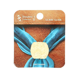 Double S Scarf Slide Large Rawhide 28080