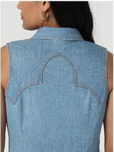 Load image into Gallery viewer, Wrangler Retro Embellished Denim Sleeveless Top In Denim 112329683