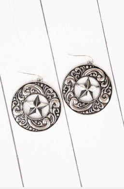 Star Concho Necklace & Earrings