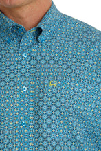 Load image into Gallery viewer, Cinch Mens LS Arenaflex Blue/yellow MTW1862026