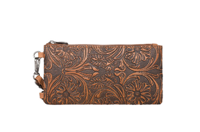 Montana West Tooled Phone Case Crossbody Wallet MW1217-139BR