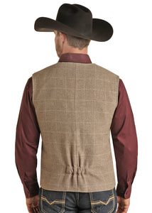 Powder River Neveda Plaid Wool Vest PRM098RZZJ