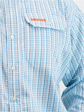 Load image into Gallery viewer, Drover Cowboy Threads Bonanza Vent Shirt Blue Plaid LS