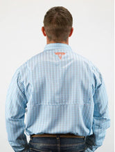 Load image into Gallery viewer, Drover Cowboy Threads Bonanza Vent Shirt Blue Plaid LS