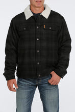 Load image into Gallery viewer, Cinch Concealed Carry  Truckers Jacket Blk Plaid MWJ1074004