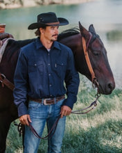 Load image into Gallery viewer, Outback Everett Snap Shirt L/S Denim 42731