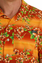 Load image into Gallery viewer, Cinch Men's Camp Shirt Org Hawaiian Prt MTW1401041