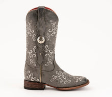 Load image into Gallery viewer, Ferrini Bella Smoke Embroidered Boots 8229349