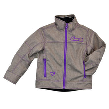 Load image into Gallery viewer, CH Youth Girl Tech Woodsman Jacket Khaki/Purple 491220-340