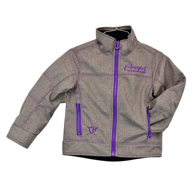 CH Youth Girl Tech Woodsman Jacket Khaki/Purple 491220-340