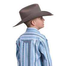 Load image into Gallery viewer, ROPER APPAREL BOYS L/S SHIRT VERTICAL PERFORMANCE Y/D STRIPE SNAP 2829 VERTICAL AZTEC - 03-030-0068-0321