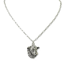 Load image into Gallery viewer, 110519 &amp; 112626 Western Cow Head Pendant Necklace &amp; Earrings
