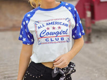 Load image into Gallery viewer, Rowdy Crowd All American Cowgirl Tee