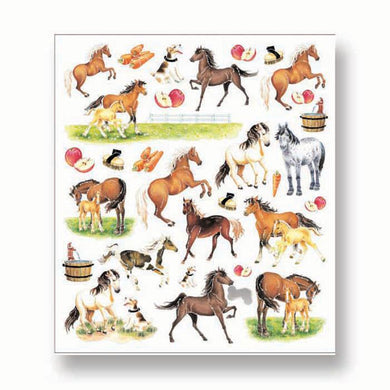 Sticker King Horse & Apple Stickers