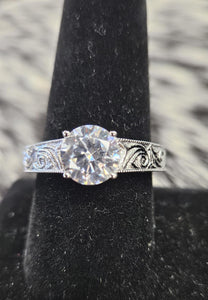 Kelly Herd Engraved Ring Set size 10