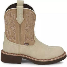 Load image into Gallery viewer, Justin Kay Taupe Natural Tan Cowhide Women's Boots GY9551