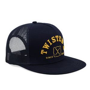 Twisted X Classic Trucker Cap - Navy & Yellow