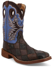 Load image into Gallery viewer, Twisted X Men&#39;s Tech X Boot Saddle &amp; Iron Grey Ostrich -Sky Blue Shaft MXTR020