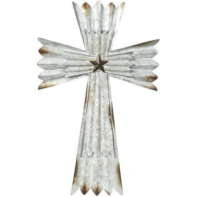 Tough 1 Metal Cross with Rustic Accents 87-36114