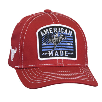 Cowboy Hardware Youth American Made Cap Red 701588-200-Q