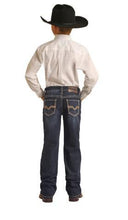 Load image into Gallery viewer, Rock &amp; Roll Dark Wash Boy&#39;s Jeans RRBD0BRYWL