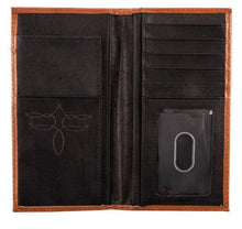 Load image into Gallery viewer, Justin Rodeo Wallet Crisscross Stitch 22054767W5