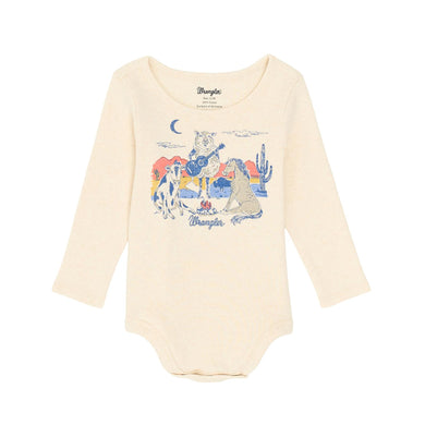 Wrangler® Baby Girl Bodysuit - Oatmeal  112367542
