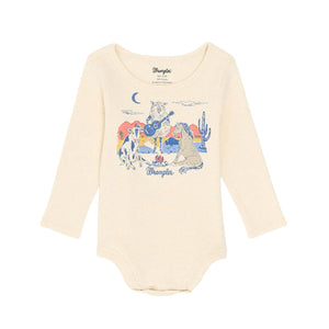 Wrangler® Baby Girl Bodysuit - Oatmeal  112367542