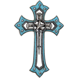 Turquoise Star Cross Wall Décor 87-1462-0-0