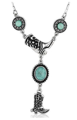 Montana Silversmiths Dancing Shoes Necklace- ANC6258