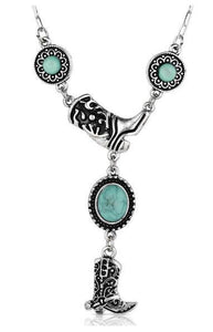 Montana Silversmiths Dancing Shoes Necklace- ANC6258