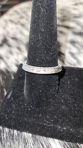 Kelly Herd Engraved Ring Set size 10