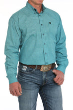 Load image into Gallery viewer, Cinch Men&#39;s L/S Medallion Print Turquoise MTW1105900