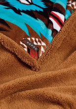 Load image into Gallery viewer, Turq Aztec Fleece Blankets 03-106-0355-6500 GR
