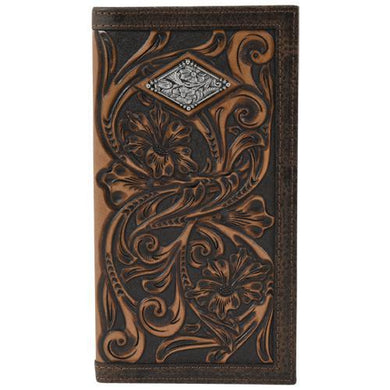 Justin Rodeo Wallet Classic Tooling w/Concho 20054767W6