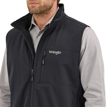 Load image into Gallery viewer, Wrangler Western Men&#39;s Trail Vest Black 112368286