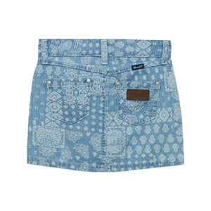 Wrangler Girl's Bandana Denim Skirt 112365087