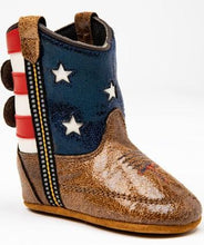 Load image into Gallery viewer, Boot Barn Infant Boys' Flag Poppet Western Boots - Round Toe 10156D