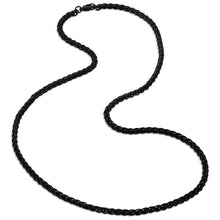 Load image into Gallery viewer, Montana Silversmith Midnight Onyx Wheat Chain Necklace NC6092