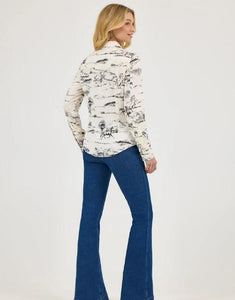 Wrangler® X Lainey Landscape Western Shirt - Landscape
