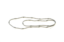 Load image into Gallery viewer, West &amp; Co. 66" Black and Silver Rondell Beaded Necklace N1224