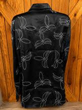 Load image into Gallery viewer, Cowgirl Hardware Boot Stitch L/S Print Black/White 225705-010-W