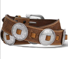 Load image into Gallery viewer, Tony Lama 1 1/2-1 BRK SEDONA CONCHO WOMENS&#39; BELT C51309